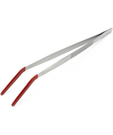 Stainless Steel Food Tweezers 45 cm - Angled Rubberized Feeding Aid for Terrariums & Aquariums - from 3.49 - Buy Online on GoSupps.com