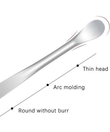 Portable Ear Cleaner Stainless Steel Ear Spoon Set Stainless Steel Ear Wax Remover Reusable Stainless Steel Ear Wax Remover Set Ear Wax Easily Removed Ideal for Personal and Home Use 10pcs Random - Buy Online on GoSupps.com