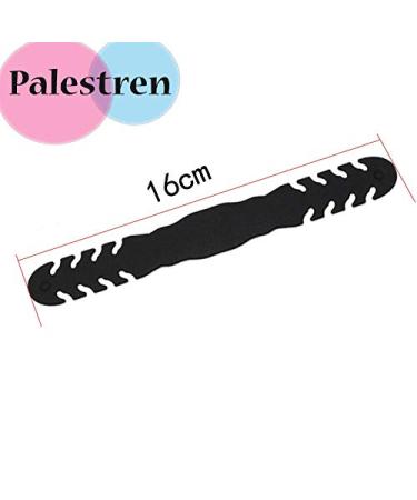 6Pcs Soft Silicone Face Mask Clips | Anti-Slip Ear Savers for Ear Protection | Reusable Adjustable Ear Straps | Black - Buy Online on GoSupps.com