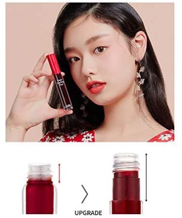 ETUDE Dear Darling Water Gel Tint Long-lasting Effect up with Fruity Juicy Moist and Vivid coloring (#OR201 Kumquat Red) - Buy Online on GoSupps.com