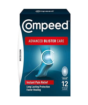 Compeed Advanced Blister Care Plasters Medium Active Gel Cushions 12 PACK