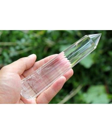 6.15" 24 Sided Vogel Style Clear Natural Quartz Crystal Point Round Bottom 263g ningxiao - Buy Online on GoSupps.com