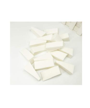 80-Piece Makeup Sponge Set - Latex-Free Mini Triangular Sponges for Foundation Powder Cream & Liquid - Perfect Nail Art & Beauty Tools - Buy Online on GoSupps.com