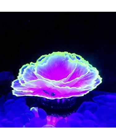 Buy Besimple Purple Aquarium Coral Ornament - Luminous Resin Decoration for Fish Tank Landscape - Buy Online on GoSupps.com