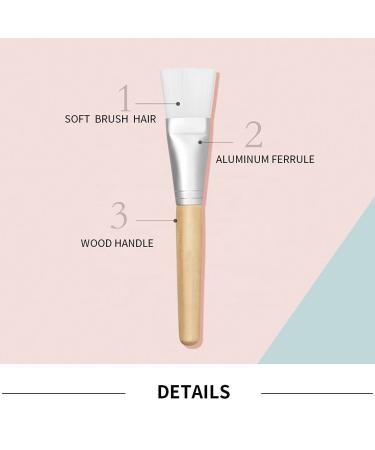 Premium Face Mask Brush & Bleach Brush - Soft Bristle Applicator for Women | Multi-Purpose Beauty Tool - Buy Online on GoSupps.com