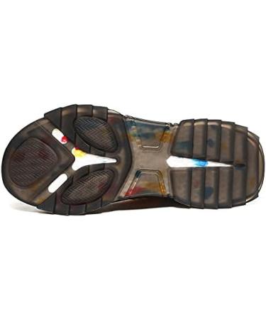 LZDZN Men's High Top Basketball Sneakers - Black/Beige/Grey - Size 9.5 - Buy Online on GoSupps.com