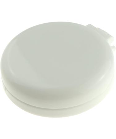 Ladies Girls Handbag Purse Pocket Round Compact Small Hair Brush Mirror (White) - Buy Online on GoSupps.com