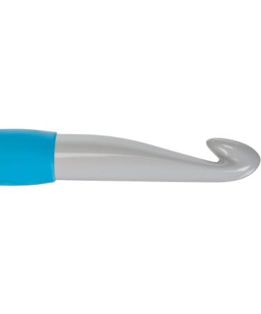 Amour Crochet Hook 15mm Blue & White - Clover Needlecraft - Buy Online on GoSupps.com