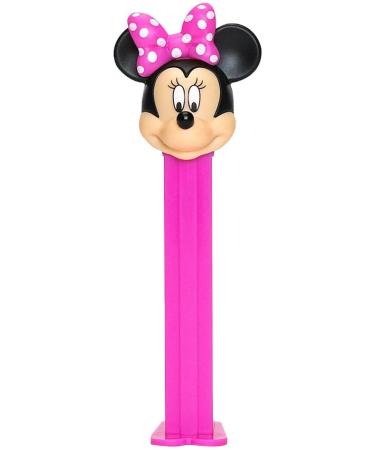 PEZ Mickey & Friends pez Dispenser Refillable Collect Them All Donald Duck Goofy Minnie (Minnie Mouse One Size) Minnie Mouse 1 Count (Pack of 1)