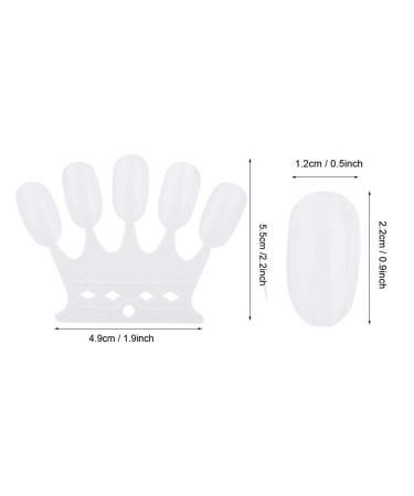 50 Nail Art Exercise Tips - 4 Color Display Mani Polier Gel Polish Sticks | Perfect Nail Color Card Tool - Buy Online on GoSupps.com