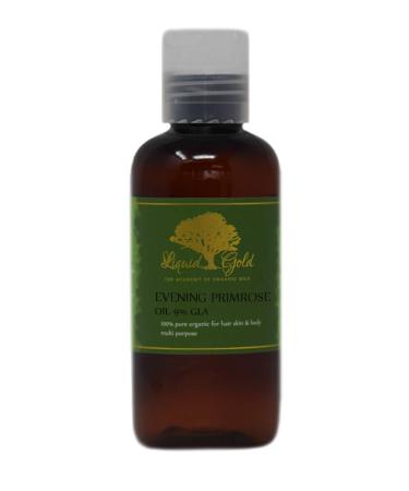 Liquid Gold Inc 4 Fl.oz Evening Primrose Oil 100 % Pure & Organic for Skin Hair and Health