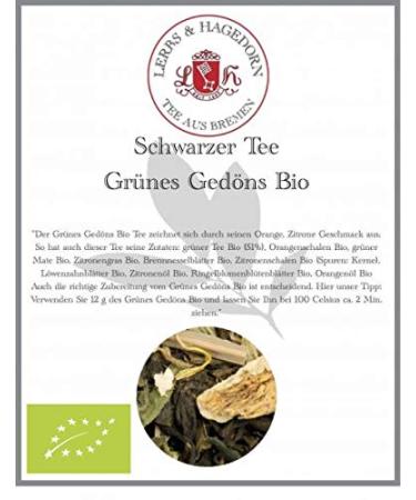 Lerbs & Hagedorn Lerbs & Hagedorn Organic Green Tea | Orange lemon 1 kg approx. (81 liters)