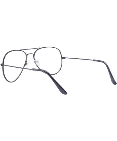Buy ALWAYSUV Classic Metal Frame Vintage Glasses - Stylish Black Decorative Eyewear for Men & Women - International Shipping Available - Buy Online on GoSupps.com