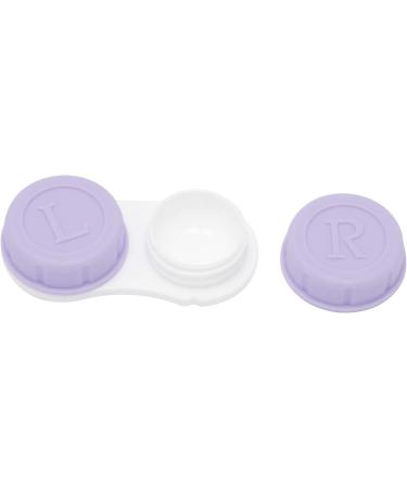 Buy Violet Portable Contact Lens Case | Waterproof & Dust-Resistant Lens Container for Travel | Sweet Cosmetic Storage Solution - Buy Online on GoSupps.com