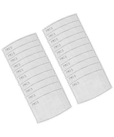 Debrief Me - USA Certified Tested pm 2.5 Mask Filters (30) Mask Filters for Face Mask Filter 30 Pcs