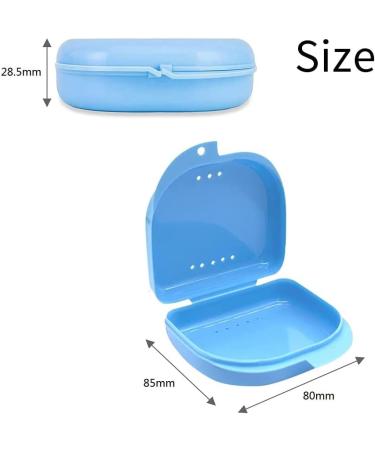 Buy Latrate 4-Piece Tooth Boxes - Cute & Portable Denture Storage with Breathable Design | International Shipping - Buy Online on GoSupps.com