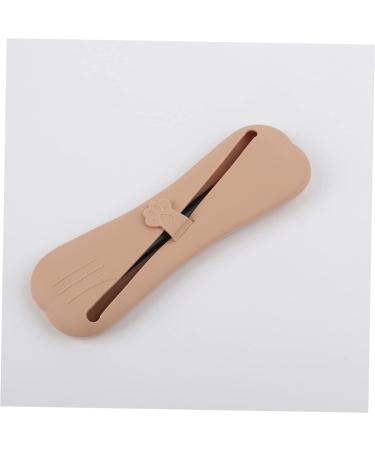 1 set powder puff holder cosmetology kit Silica gel make up beauty tools travel toiletries containers powder puff Makeup Tools foundation make up sponge drying rack 7.5x5cm Khaki - Buy Online on GoSupps.com