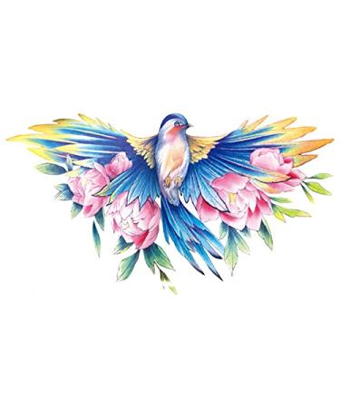 Large Mandala Chest & Waist Temporary Tattoo Sticker Set for Women - 8 Sheets - Buy Online on GoSupps.com