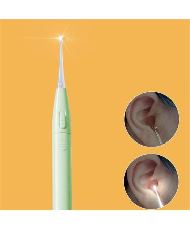 KouRy LED Ear Pick & Earwax Remover Tool - Green Earwax Cleaner with Grips & Scoop for Gentle Ear Cleaning - Buy Online on GoSupps.com