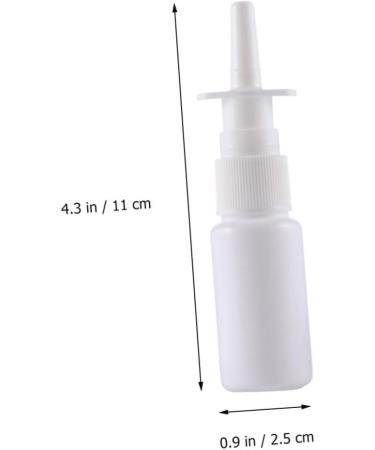 FOMIYES 60 Pcs Refillable Nasal Spray Mist Container - Travel Size Nose Sprayers for Detergent Solution - 3x3pcs White Sprayers Included - Buy Online on GoSupps.com