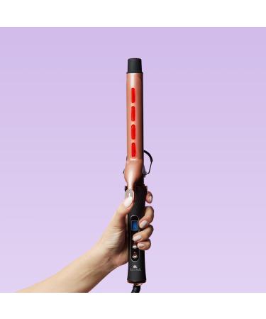 Sutra IR2 Infrared Curling Iron - Rose Gold Ceramic Barrel Adjustable Temp up to 430 F Auto Shut Off 28 MM - Best Curling Iron for All Hair Types - Buy Online on GoSupps.com