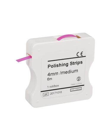 Sunydog tooth tooth sandpaper 1 roll/box dental polishing strip 4mm resin tooth interdental grinding whitening teeth surface dental tool pink