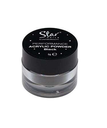 Star Nails Performance Acrylic Powder Pure Black 5g 5g Pure Black