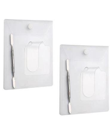 Lurrose 2-Set Acrylic Makeup Mixing Palette - Professional Portable Art Tray for Makeup Foundation Nail Art & More - Durable Stainless Steel Design - Buy Online on GoSupps.com