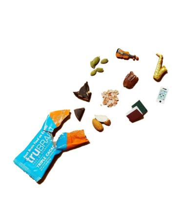 TruBrain Nootropic Bars - Boost Focus Energy & Clarity | Fast Absorbing Brain Boosters | Enhance Memory & Stop Procrastination - Shop Now - Buy Online on GoSupps.com