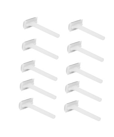 Beaupretty 25st disposable skin knife razor shave Safety slide inhibitor white dry hair remover pedicure tool body hair cutter razor foot leather knife affi man white