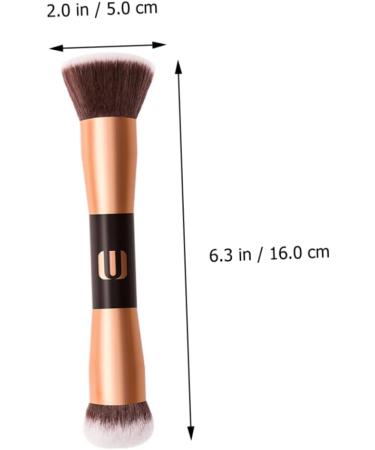 DOITOOL 1pc Double-ended Makeup Brush Wooden Beauty Products Face Miss - Buy Online on GoSupps.com
