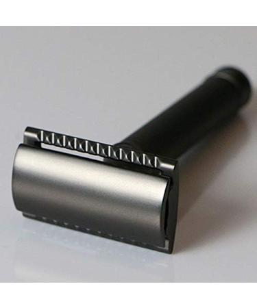 Enerrgeecko Classic Razor - Short Handle Double Edge Men's Razor Gift Box | 1 Razor & 5 Blades Included - Perfect for All Skin Types - Buy Online on GoSupps.com