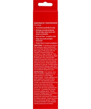 Sergeant's Petrodex Enzymatic Toothpaste for Dogs - Poultry Flavor 2.5-Ounce Pack of 1 - Buy Online on GoSupps.com