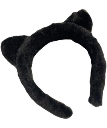 TQUXNGA Cat Ear Hair Hoop Woman Casual Skincare Makeup Headband for Home Travel s Cosplay Hair Accessories Black - Buy Online on GoSupps.com