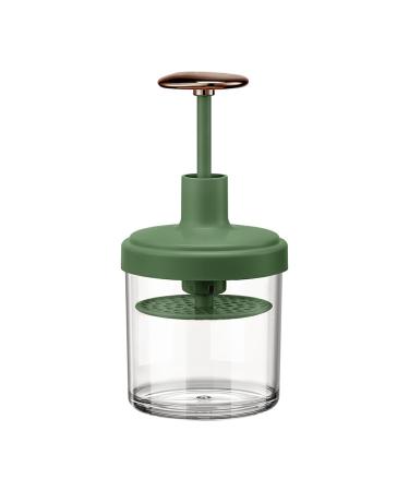 dijiusidy Facial Cleaning Tool Skin Bubble Foamer Detachable Washable Reusable Face Cream Foam Maker Bottle Home Cup Gadget Dark Green