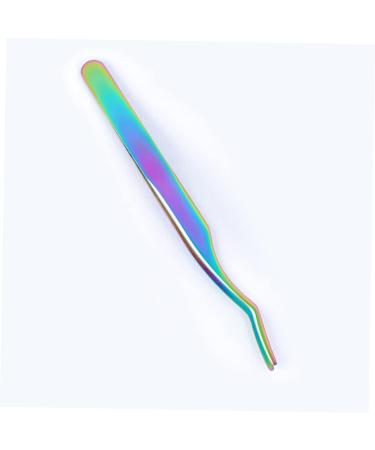 2PCS Curved Tip False Eyelash Tweezers & Eyebrow Clip - Miss Eyelash Curler Tools for Lash Extensions - Steel Eyelash Applicator - International Shipping Available - Buy Online on GoSupps.com