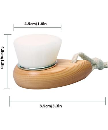 facial cleansing brush manual Washing Brush Facial Wooden Manual Soft Artificial Deep Cleansing for Deep Pore Cleaning Supplies - Buy Online on GoSupps.com