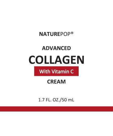 Advanced Collagen Cream with Vitamin C for Face Neck | Brightening Anti-Wrinkle Reduce Appearance of Dark Spot with 10 Botanical Extracts + 5 Fermented Extracts + Collagen | Made in Korea (50 mL) - Buy Online on GoSupps.com
