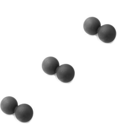 Buy Gleavi 3-St Joint Massage Globe Balls - Peanut Ball Massage Gear for Fitness Studio | 3-Piece Set - Black - Buy Online on GoSupps.com
