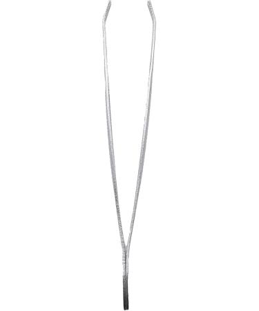 Balawin 2X Silver Tone Slanted Flat Tip Metal Hair Eyebrow Tweezer Cosmetic Tool for Lady - Buy Online on GoSupps.com