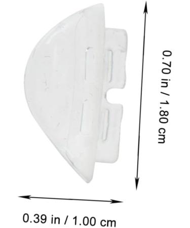 Lurrose 20 Pairs Slide-Resistant Glasses Nose Pads - Transparent Gel Cushion Supports for Smooth Comfort - Replaceable & Durable - Ideal for All Glasses - Buy Online on GoSupps.com