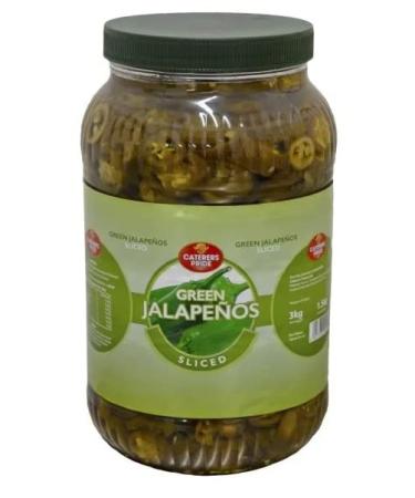 Caterers Pride Sliced Green Jalapenos 3kg