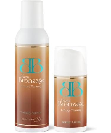 Beau Bronzage - Self Tanning Mist Medium Shade - Lightweight Tanning Aersol - Hydrates Moisturises and Helps Reduce Dryness - Vegan Friendly Never Tested on Animals - 200ml - Buy Online on GoSupps.com