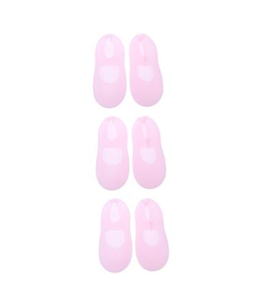 Ipetboom 3 Pairs Moisturizing Sock Ear Piercing Cleaning Solution Cotton Finger Protectors Plantar Socks Moisturizer Socks Hydrating Socks Silicone Gel Ladies Socks Boat Sock Miss Insole