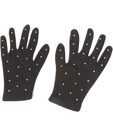 Guangcailun Fashion Figure Skating Gloves - Breathable UV Protection & Crystal Design for Cycling & Outdoor Performance - Buy Online on GoSupps.com