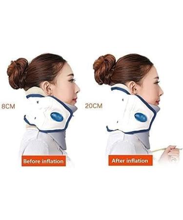 Ininosnp Halskrause for Posture | Cervical Tensile Device for Pain Relief | 20cm Bianco - Ideal for Office Workers & Students - Buy Online on GoSupps.com