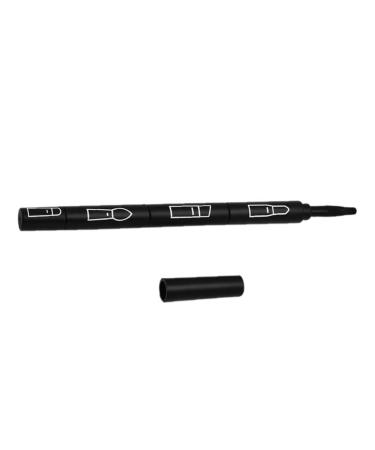 Angoily 1pc Portable Red Sparkly Headband Lip Brush Luster Eyeliner Brush Blending Eyeshadow Brush Eyebrow Brush Mini Lipsticks Lipstick Brush Concealer Eye Shadow Brush Size 1 Black