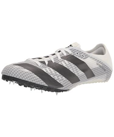 adidas Men's Sprintstar Track and Field Shoe 9.5 White/Night Metallic/Black