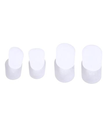 Anggrek Gel Toe Separators - 8 Pairs Silicone Toe Separators for Pain Relief and Hallux Valgus Corrector - Reduce Friction Between Toes - Sizes Small to Large - Buy Online on GoSupps.com