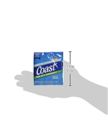 Coast Original Blue Coconut Soap Bars - 9.5 oz (3 Bars) - Buy Online on GoSupps.com